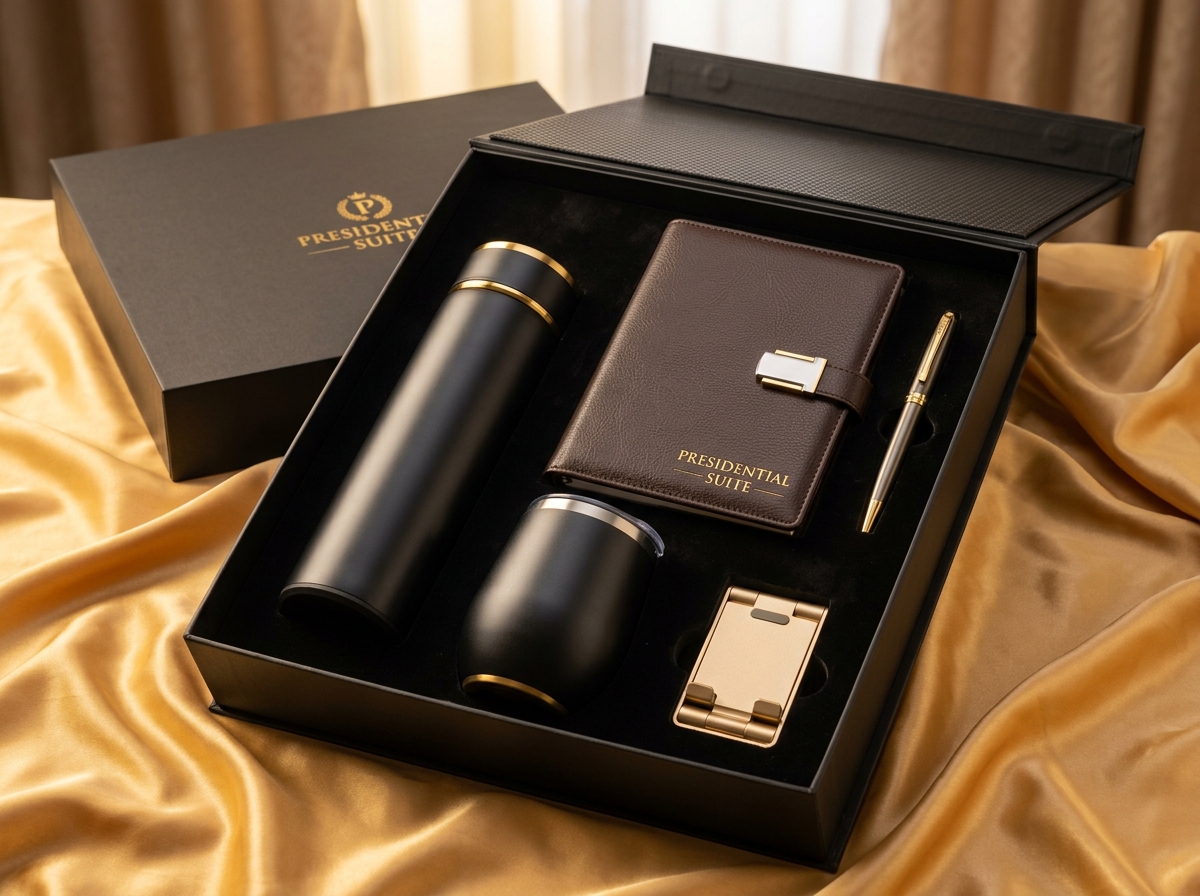 Presidential Suite Gold Gift Box